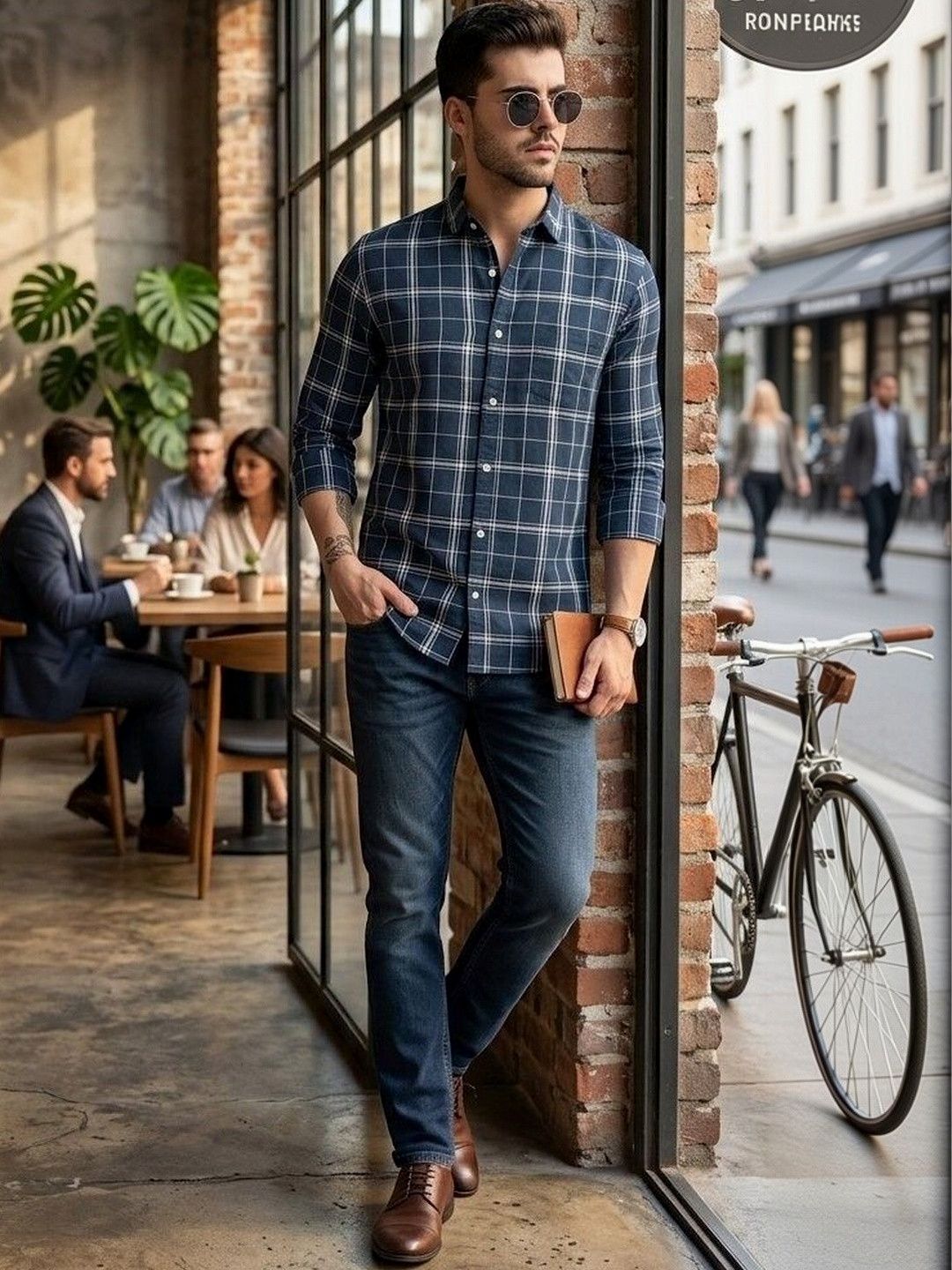 Roadster Men Classic Checked Casual Shirt