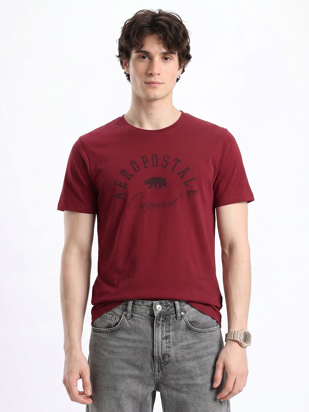 Aeropostale Aeropostale Brand Logo Printed T-shirt