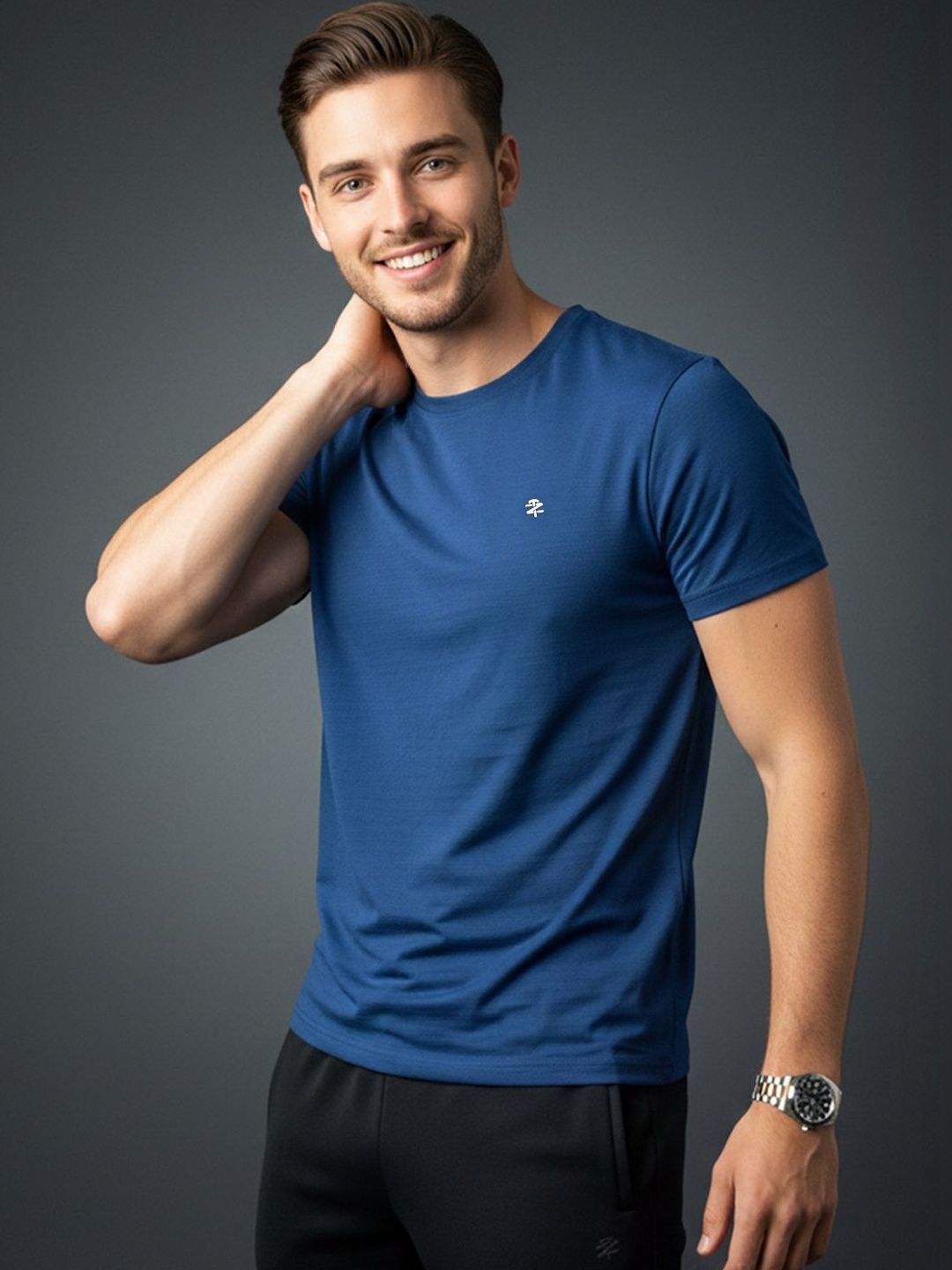 HERE&NOW Men Brand Logo T-shirt
