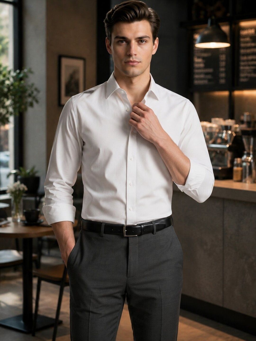 Turtle Men Standard Slim Fit Formal Shirt