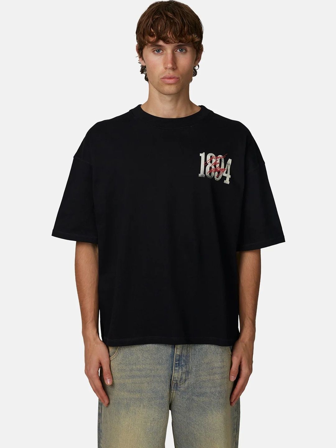 LazyGreg Men Oversized Graphic Printed Cotton T-shirt