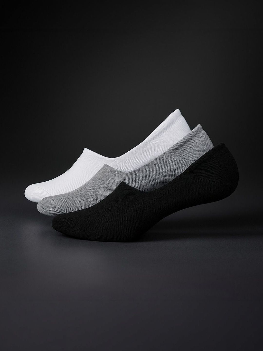 Blacktank Men Pack of 3 Cotton Shoe Liners Socks