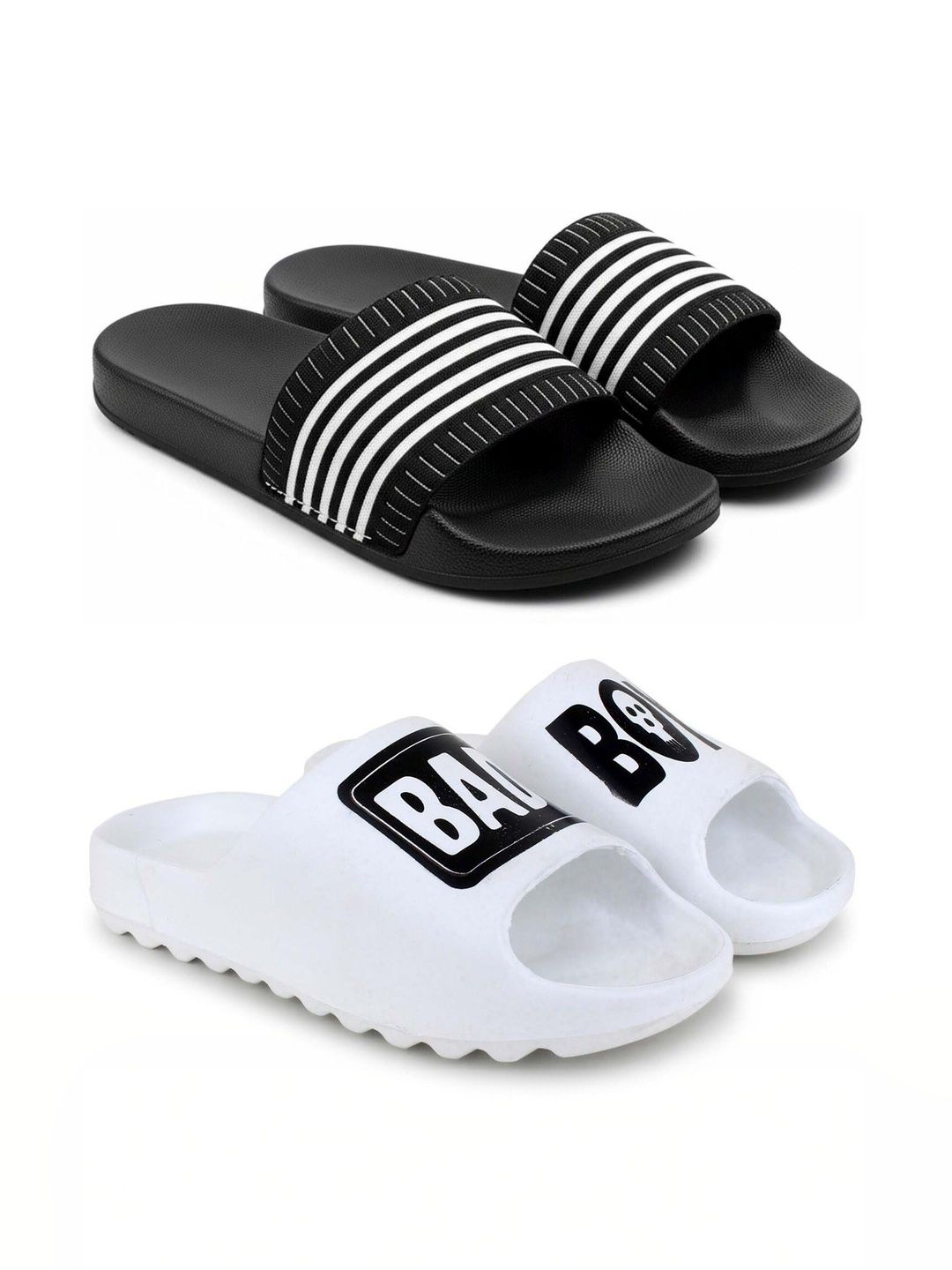 Pampy Angel Men Printed Sliders