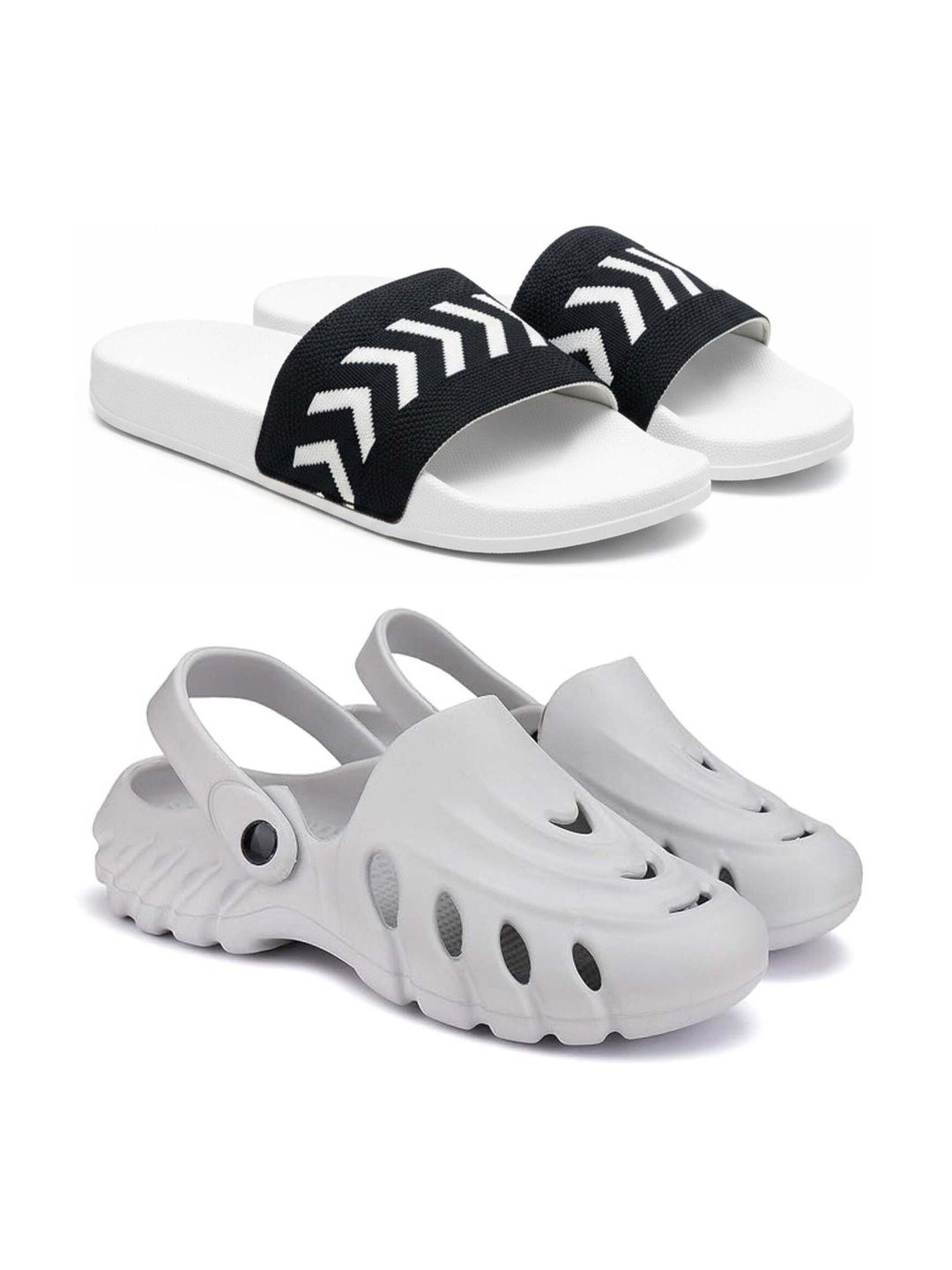 KAPYANSH Men Printed Sliders