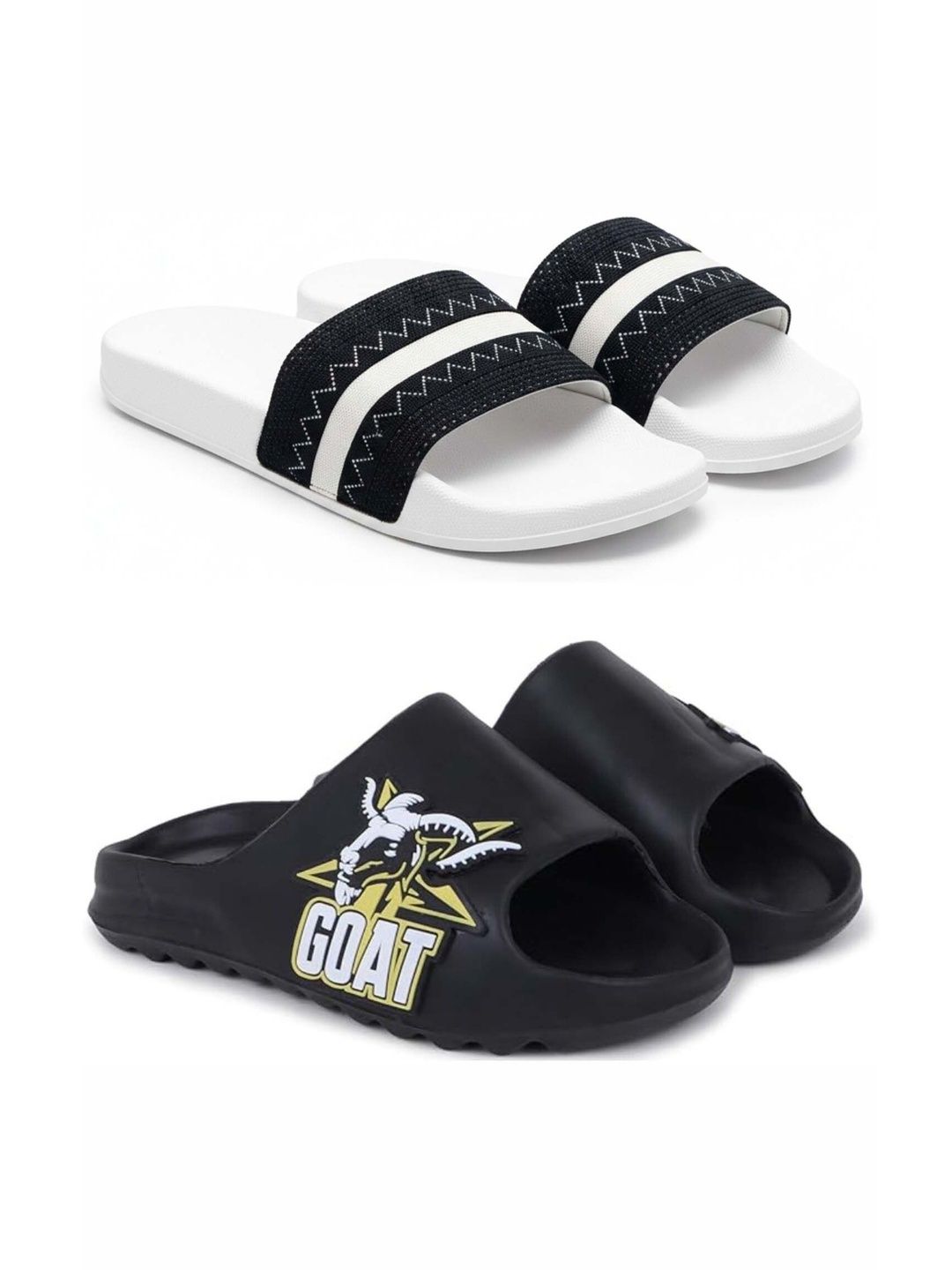 Pampy Angel Men Printed Sliders