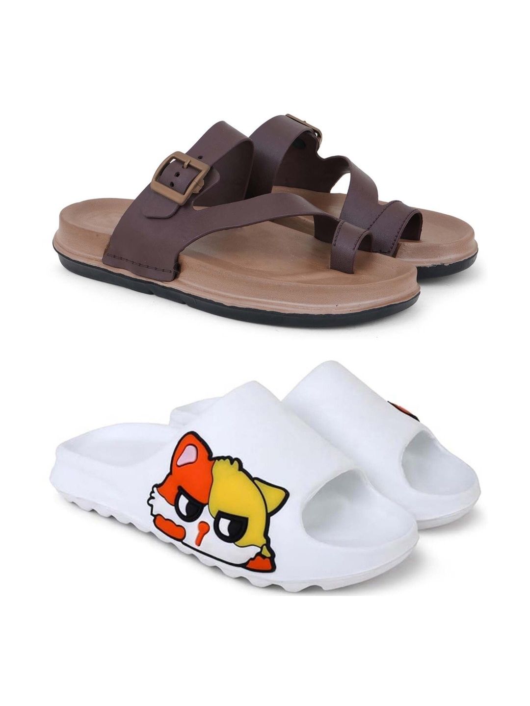 Pampy Angel Men Printed Thong Flip-Flops