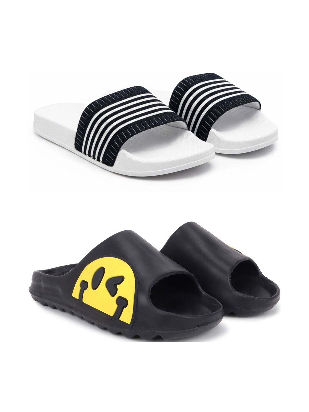Pampy Angel Men Striped Sliders
