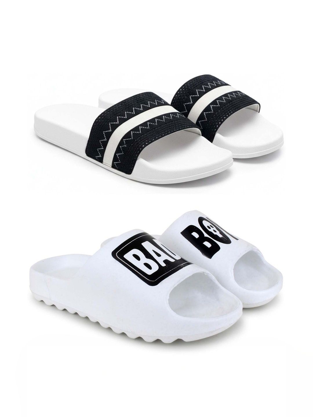 Pampy Angel Men Printed Sliders