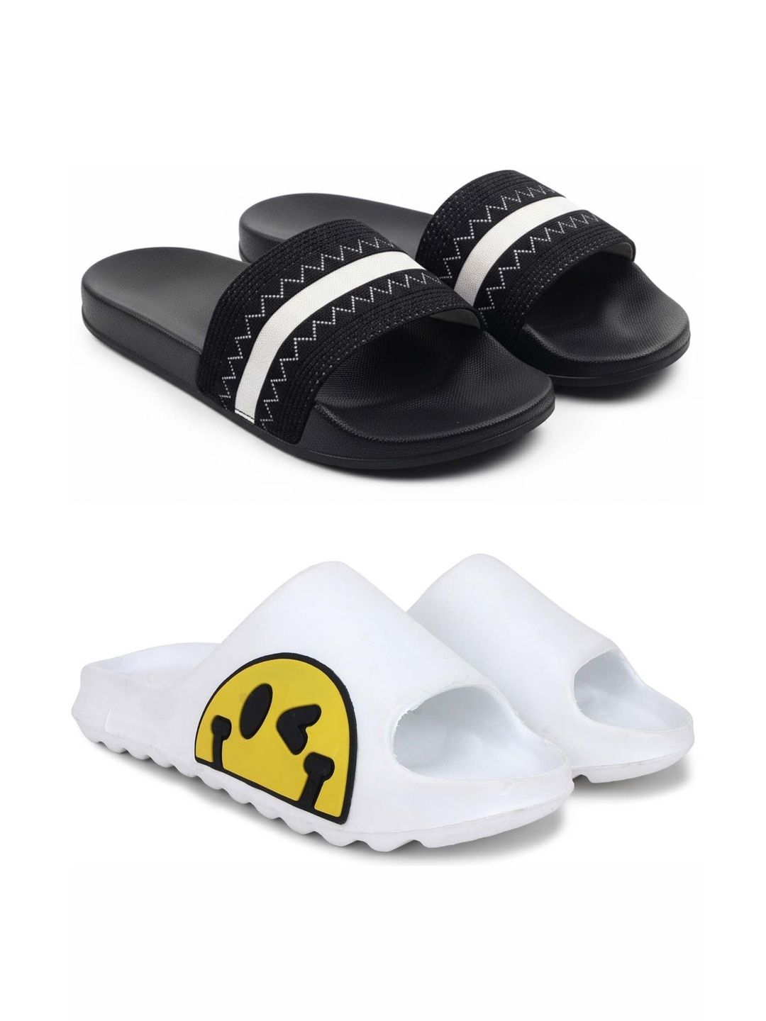 Pampy Angel Men Striped Sliders