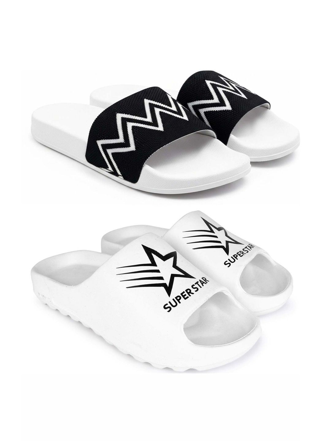 Pampy Angel Men Printed Sliders