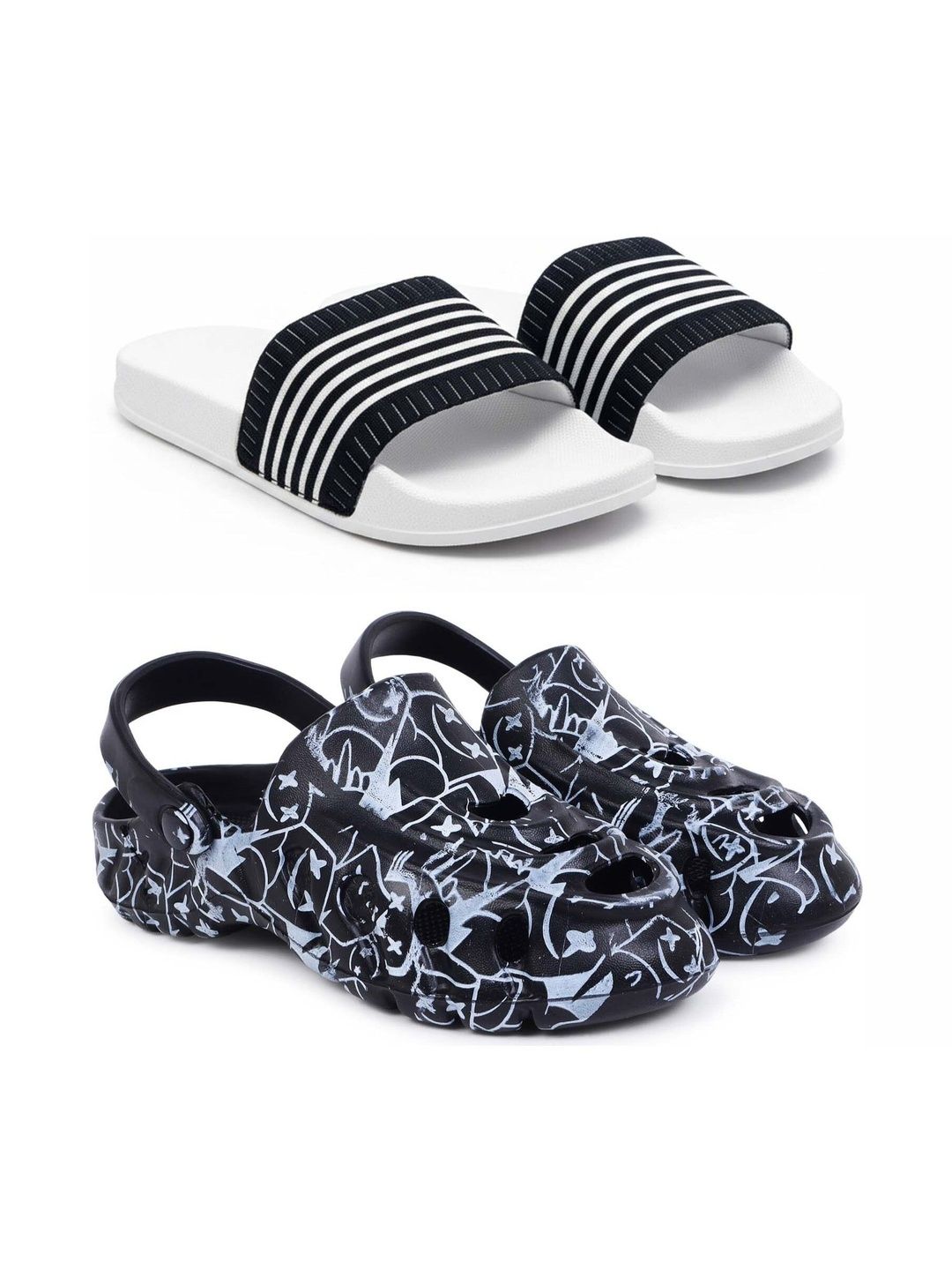 Pampy Angel Men Printed Clogs