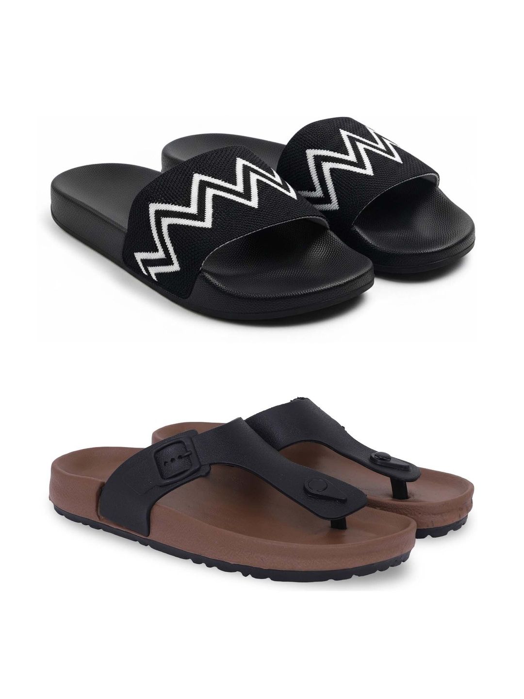 Pampy Angel Men Printed Thong Flip-Flops