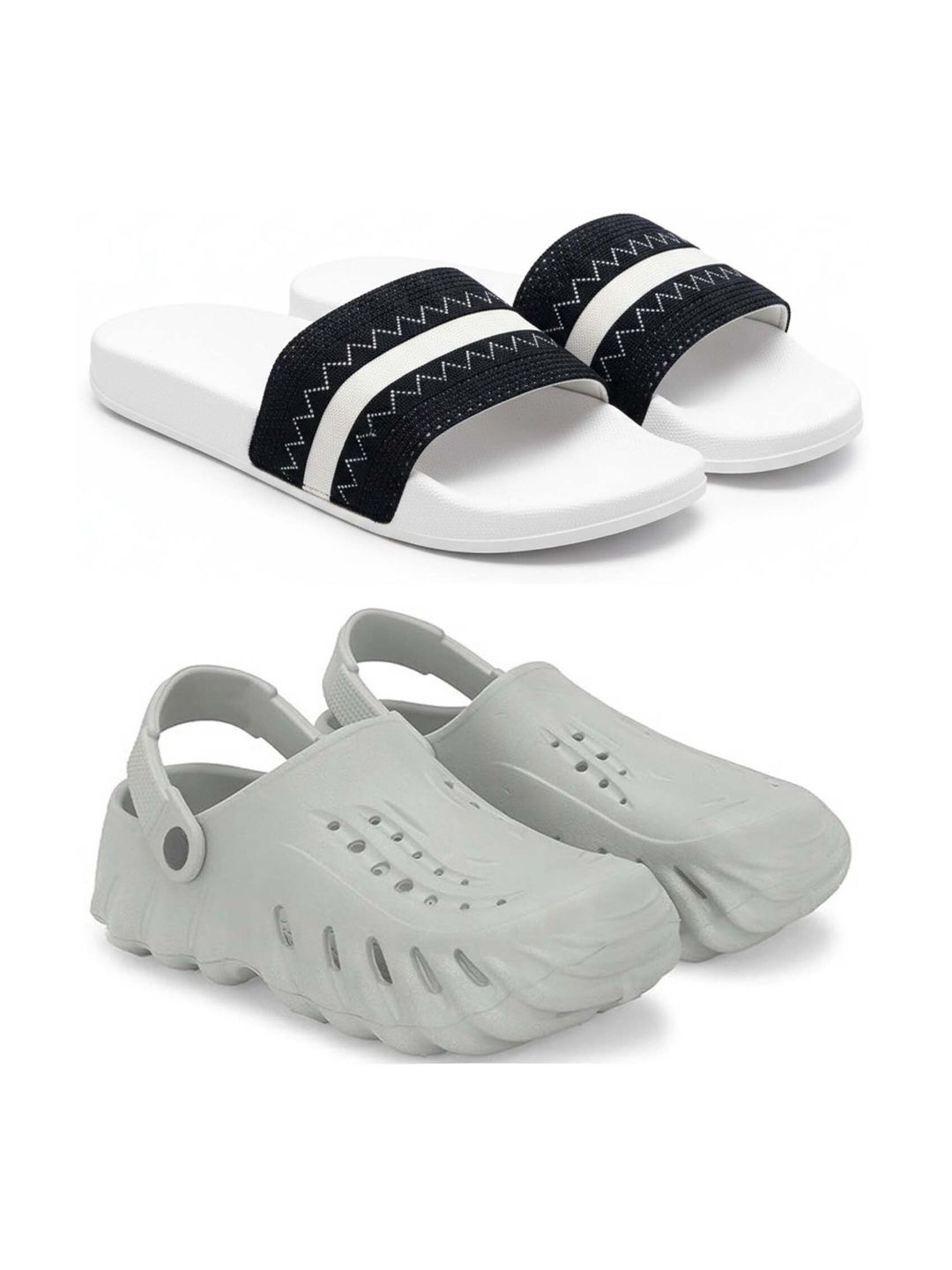 Pampy Angel Men Striped Sliders