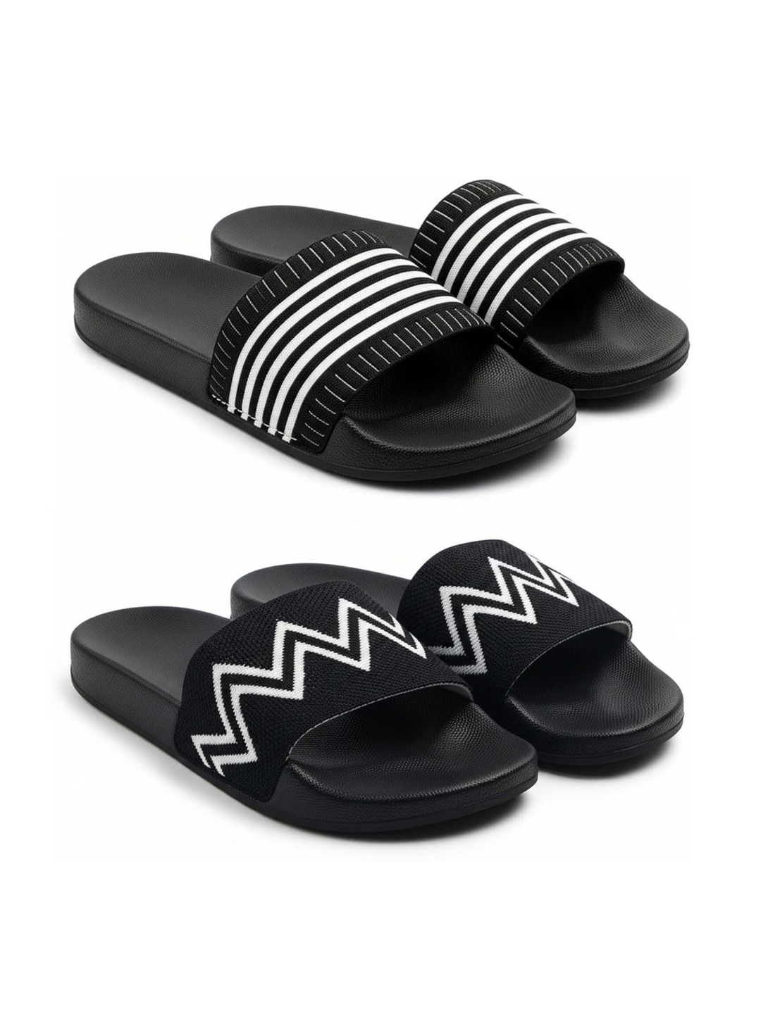 Pampy Angel Men Striped Sliders