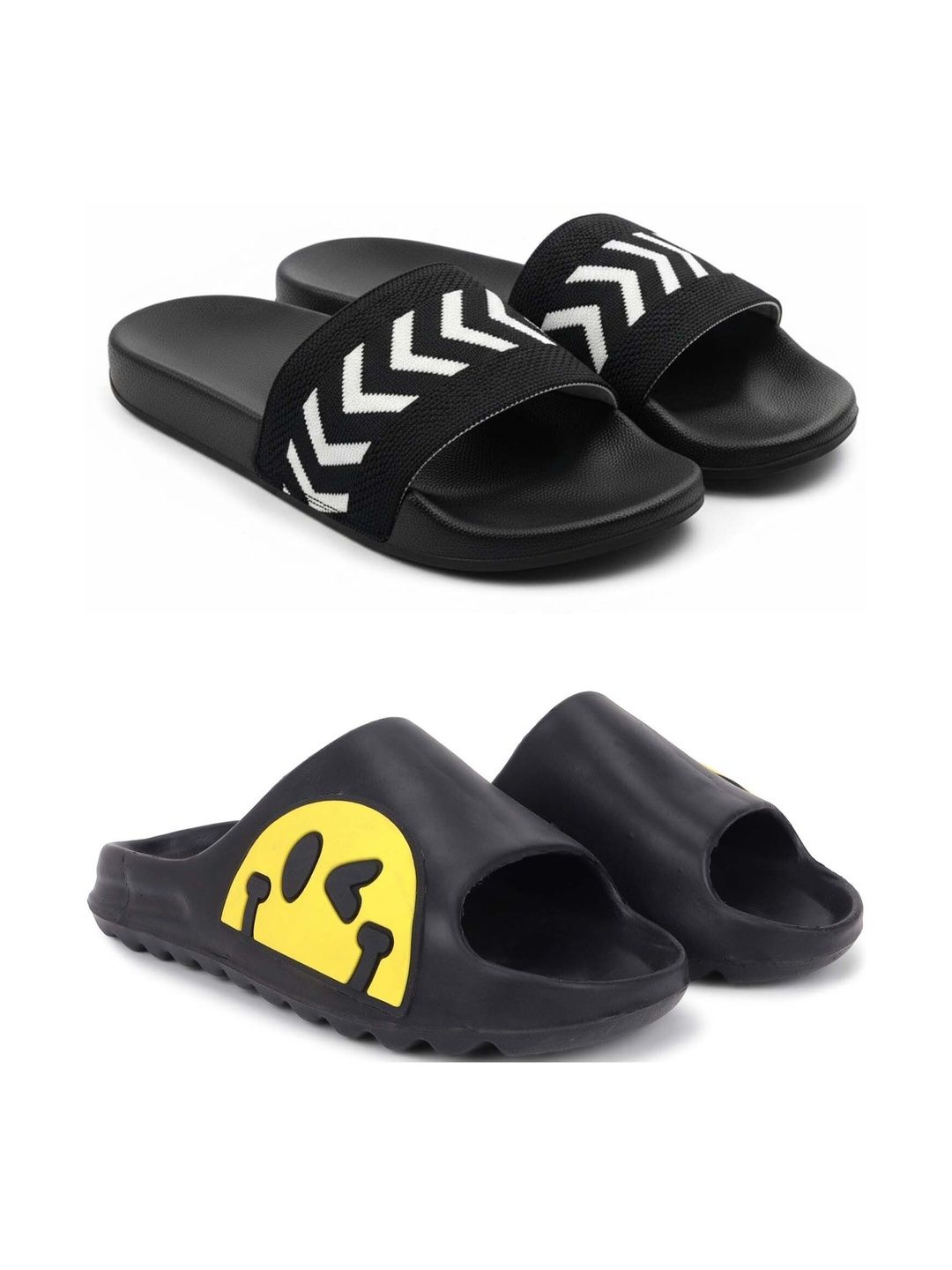 Pampy Angel Men Printed Sliders