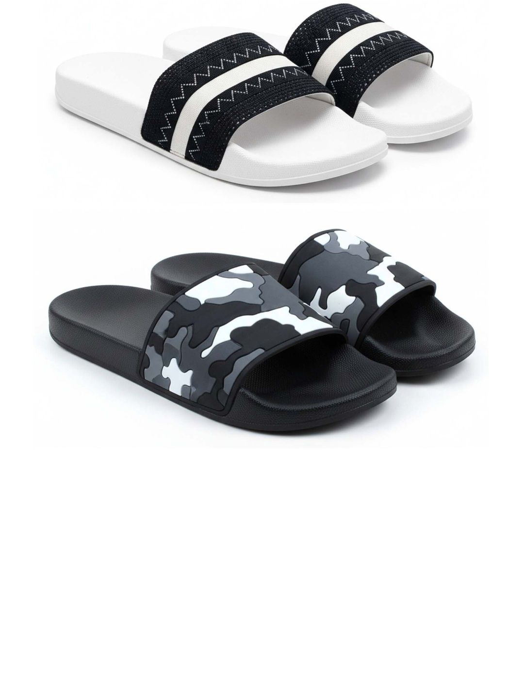 Pampy Angel Men Printed Sliders