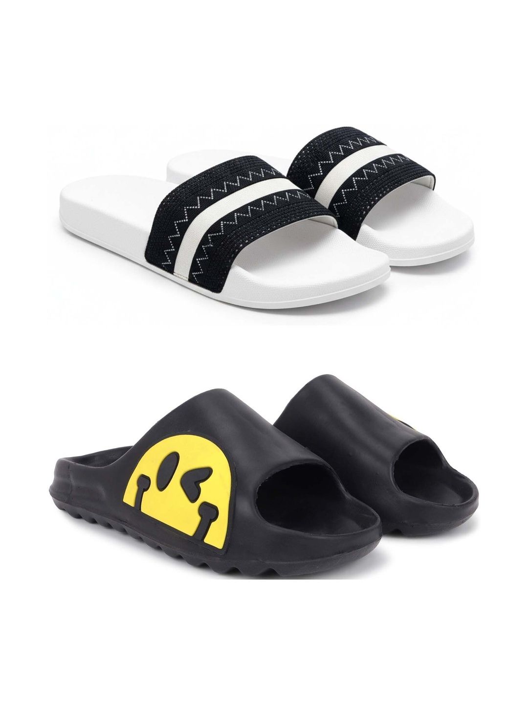 Pampy Angel Men Printed Sliders