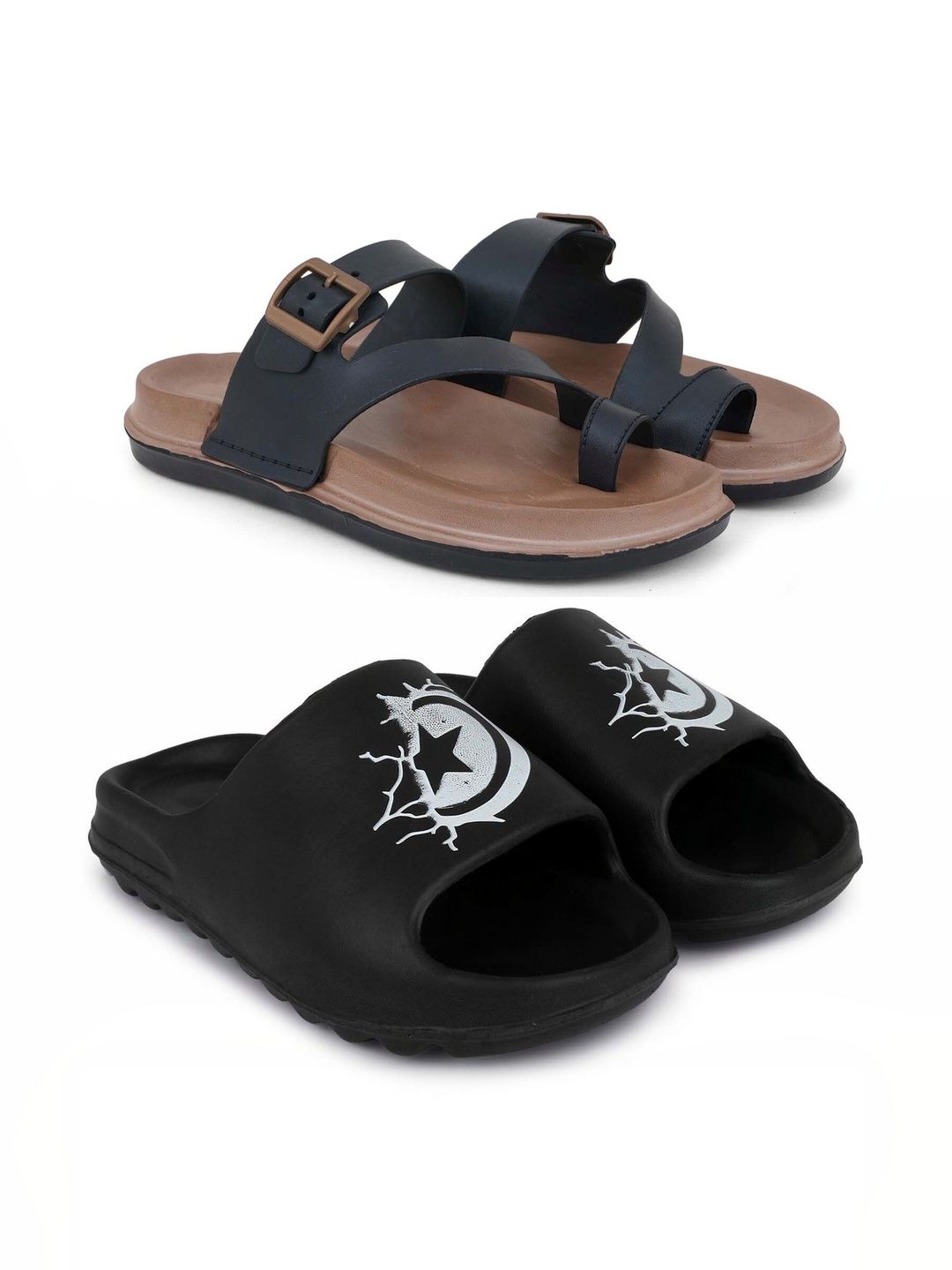 KAPYANSH Men Printed Slip-On