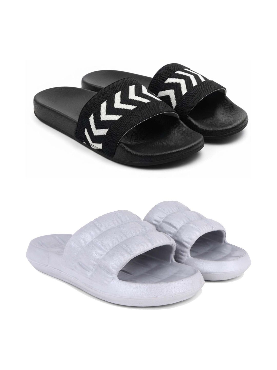 Pampy Angel Men Printed Sliders