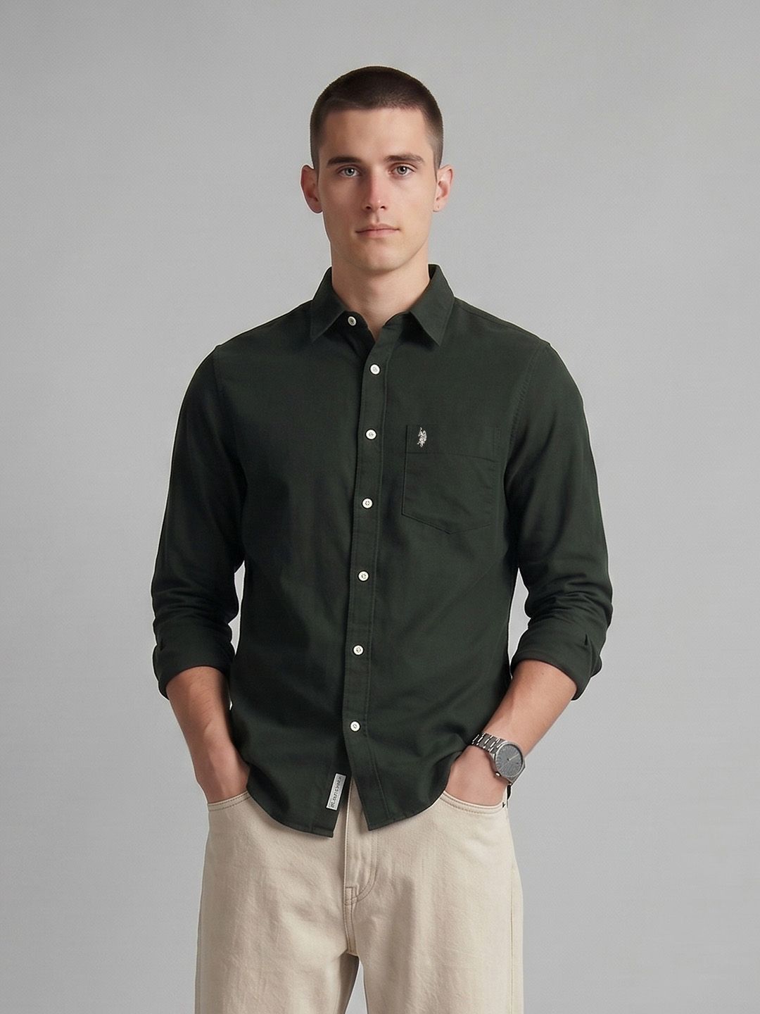 U.S. Polo Assn. Pure Cotton Casual Shirt