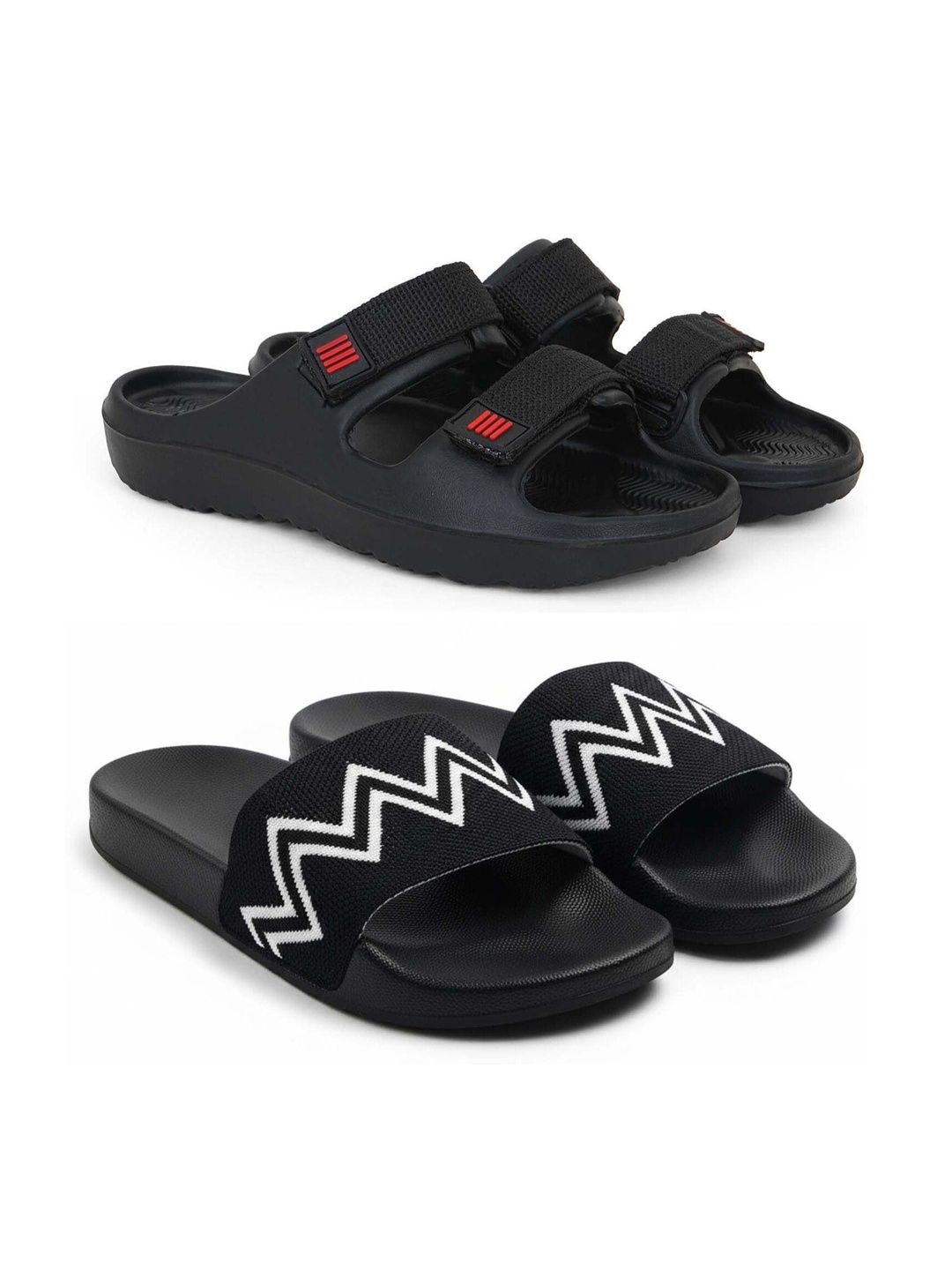 KAPYANSH Men Printed Sliders