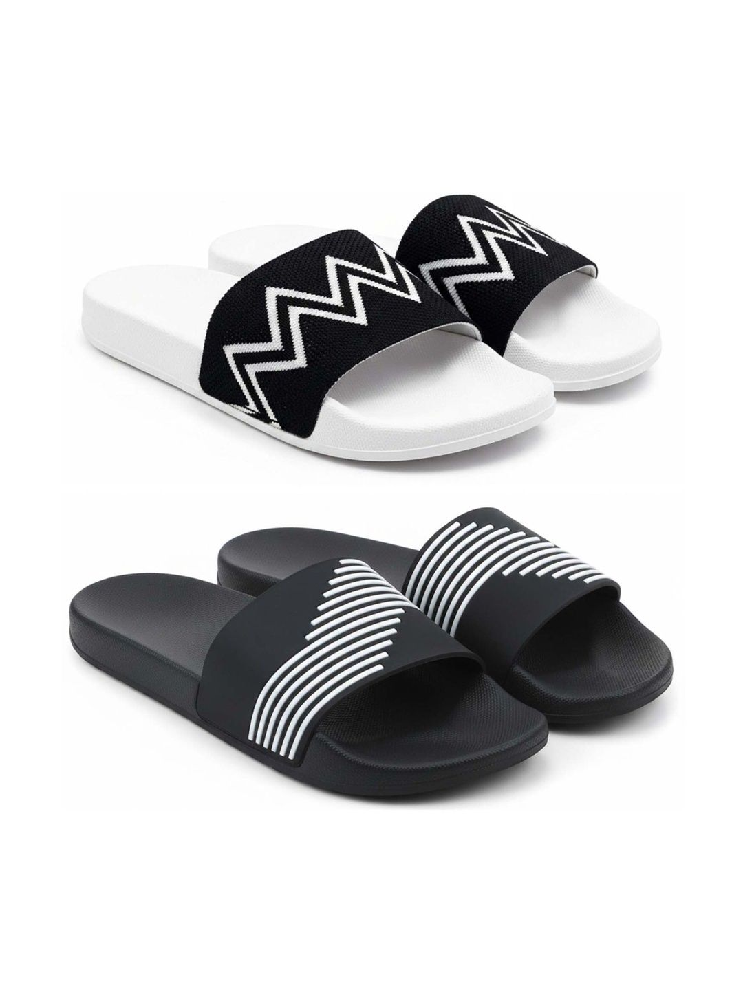 Pampy Angel Men Printed Sliders