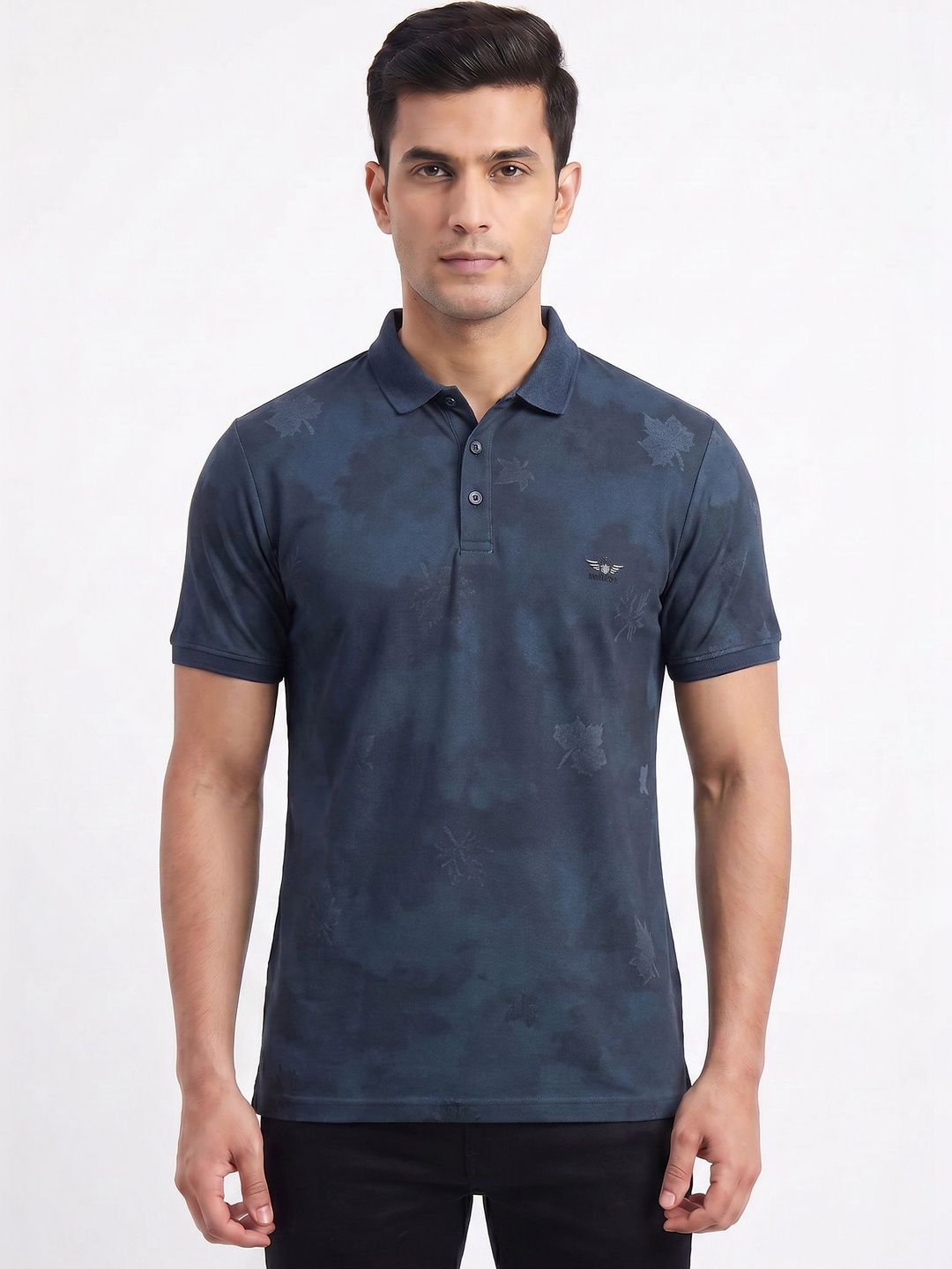 Plugin Men Polo Collar T-shirt