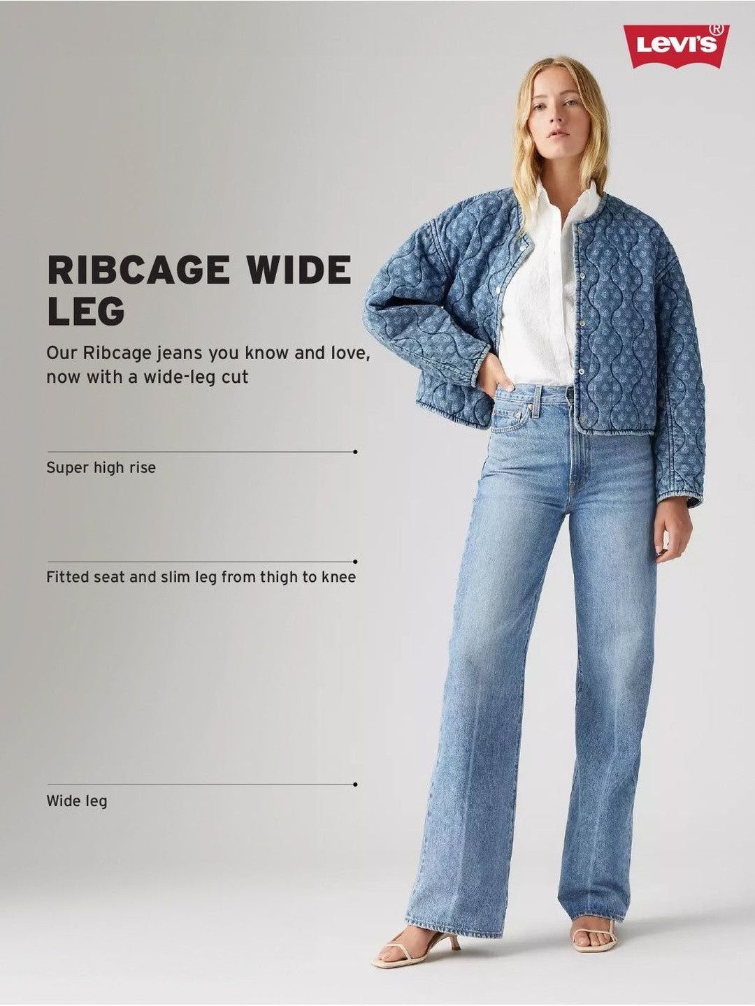 Classic Wide Leg High-Rise Light Fade Jeans