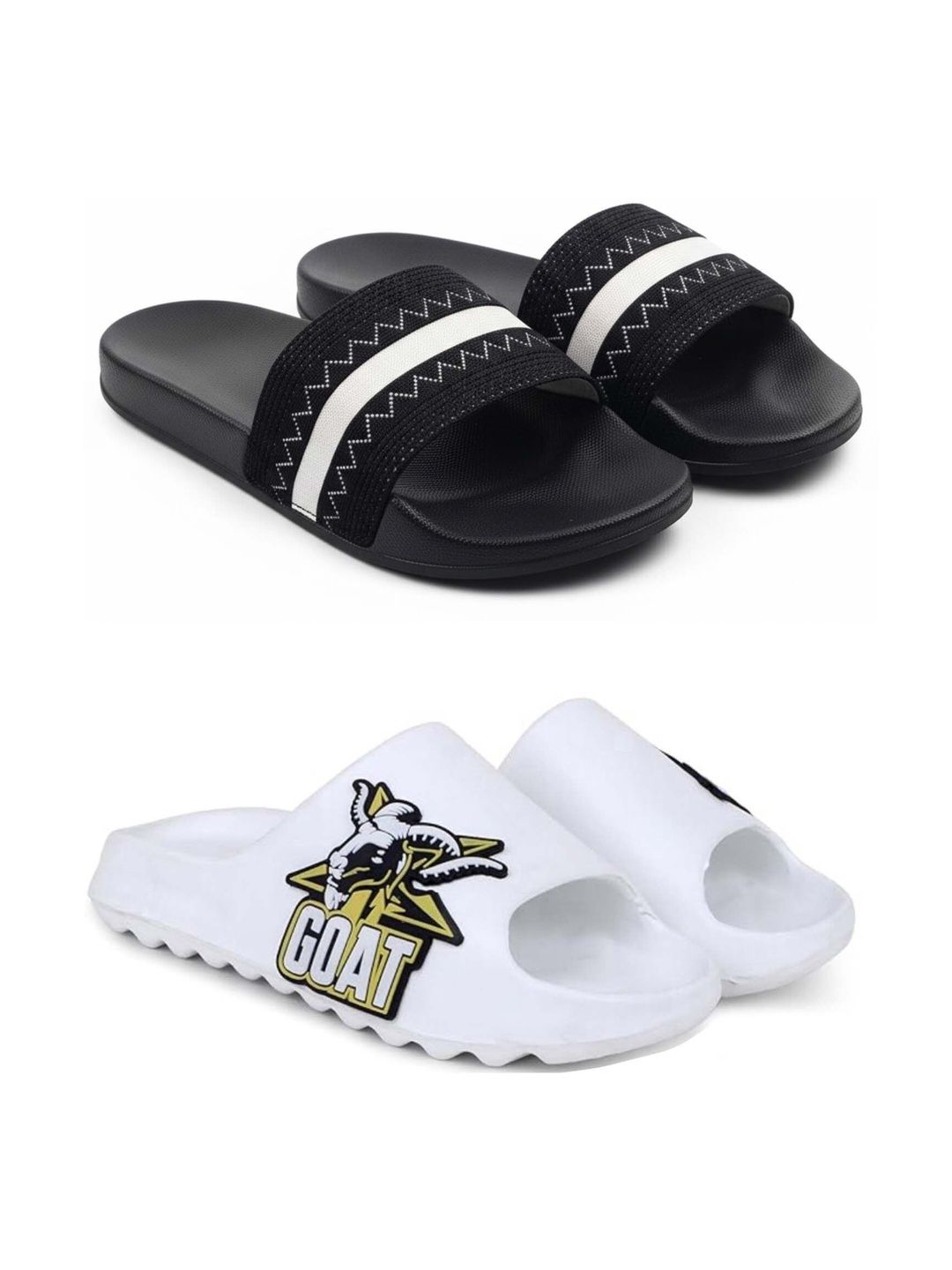 Pampy Angel Men Printed Sliders