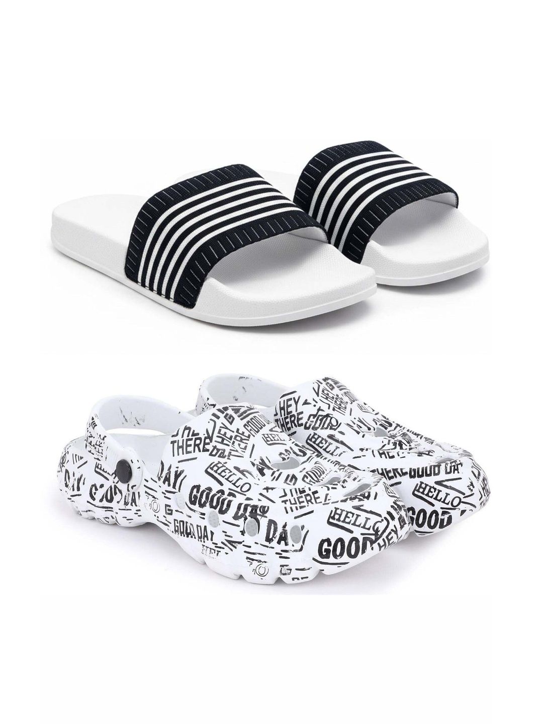 Pampy Angel Men Printed Clogs