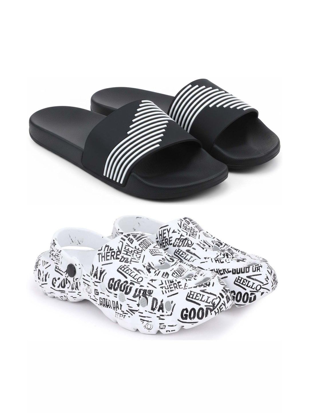 Pampy Angel Men Printed Clogs