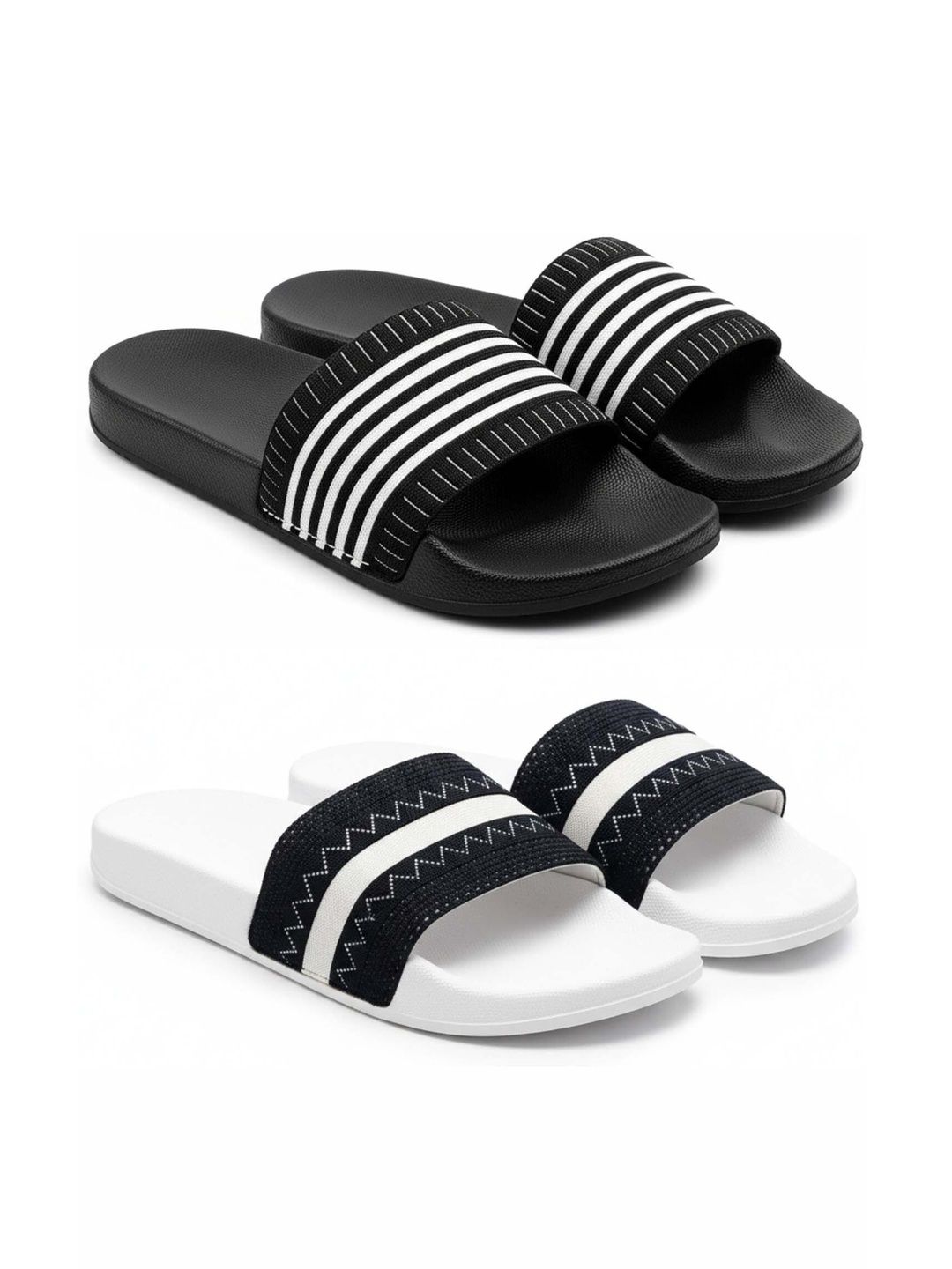 Pampy Angel Men Striped Sliders