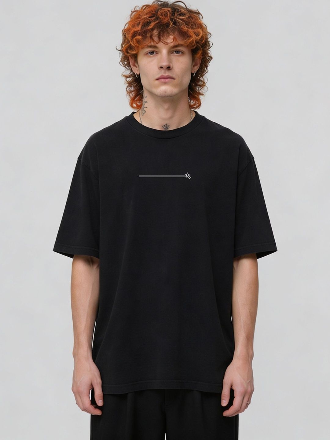 FARDA Unisex Printed Drop-Shoulder Sleeves 1 T-shirt