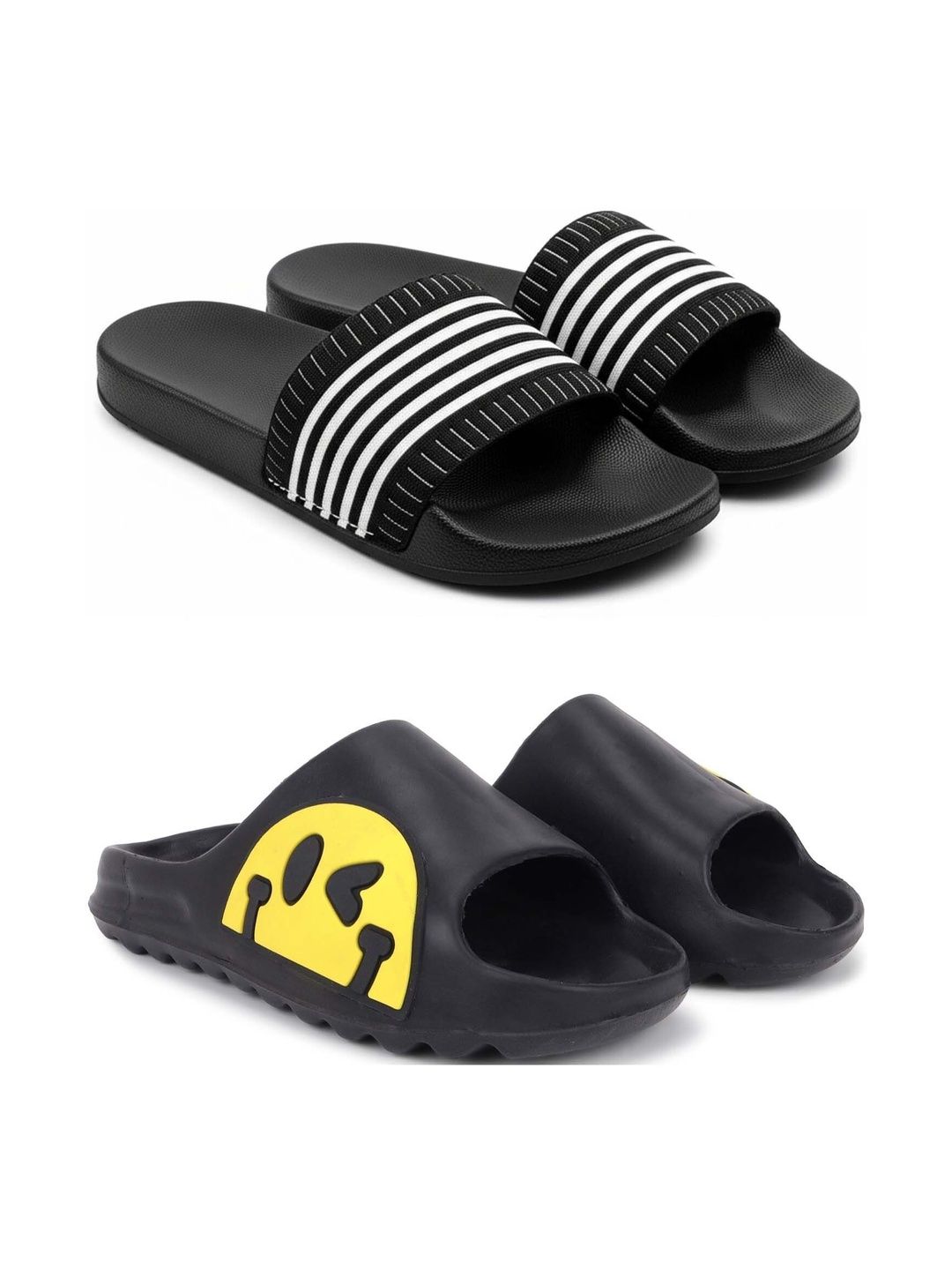 Pampy Angel Men Striped Sliders