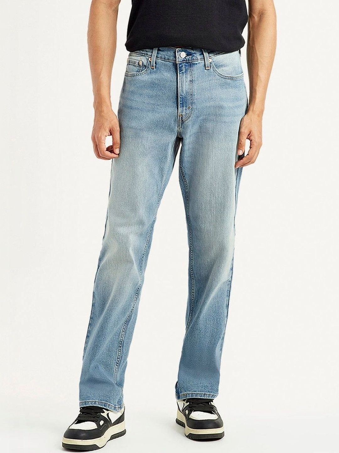 Levis Levis 541 Men Classic Tapered Fit Mid-Rise Heavy Fade Jeans