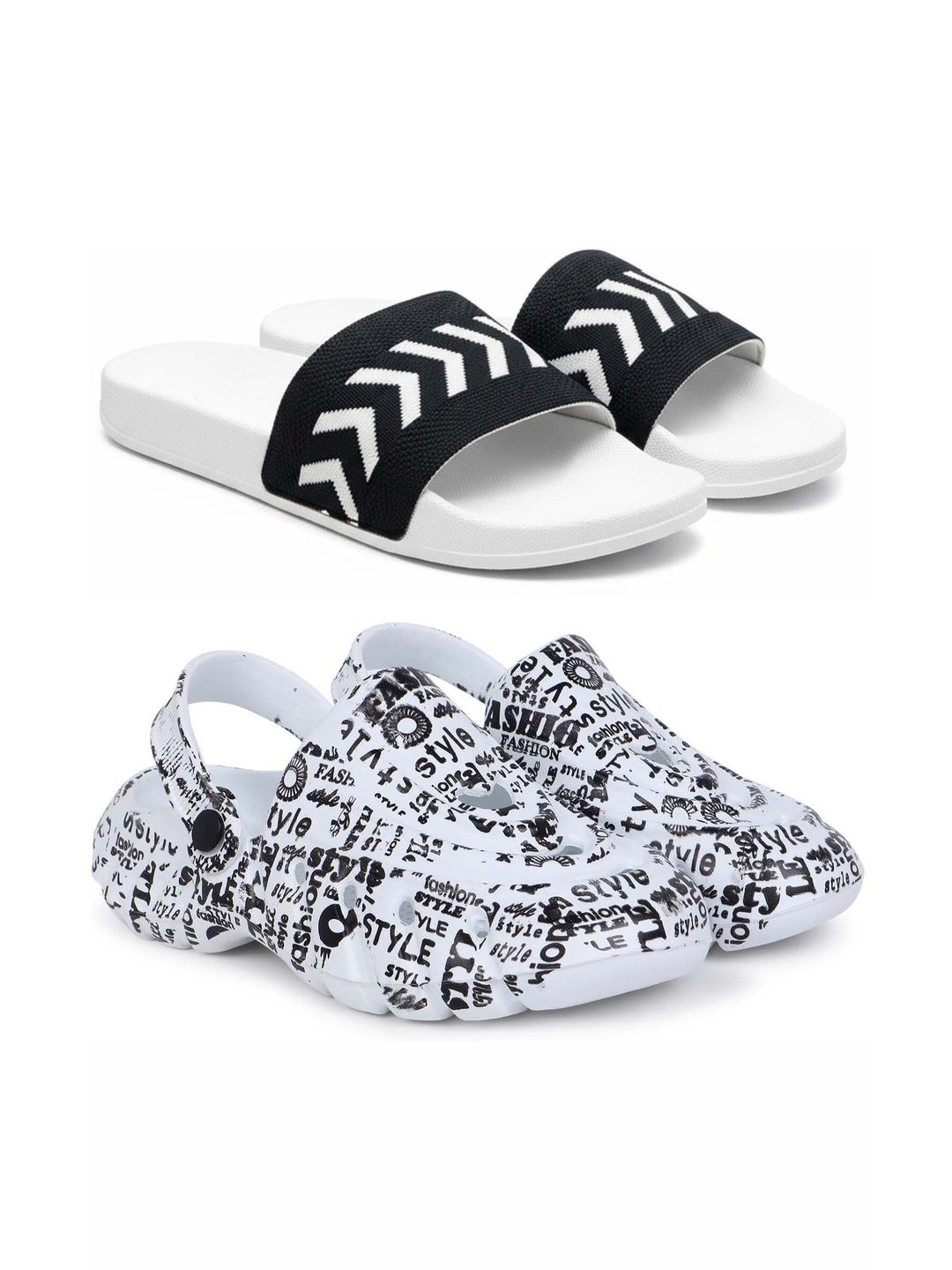 KAPYANSH Men Printed Clogs