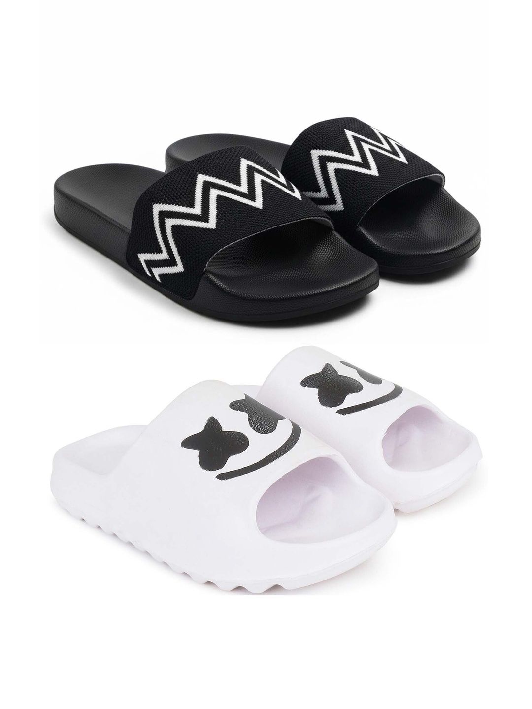 Pampy Angel Men Printed Sliders