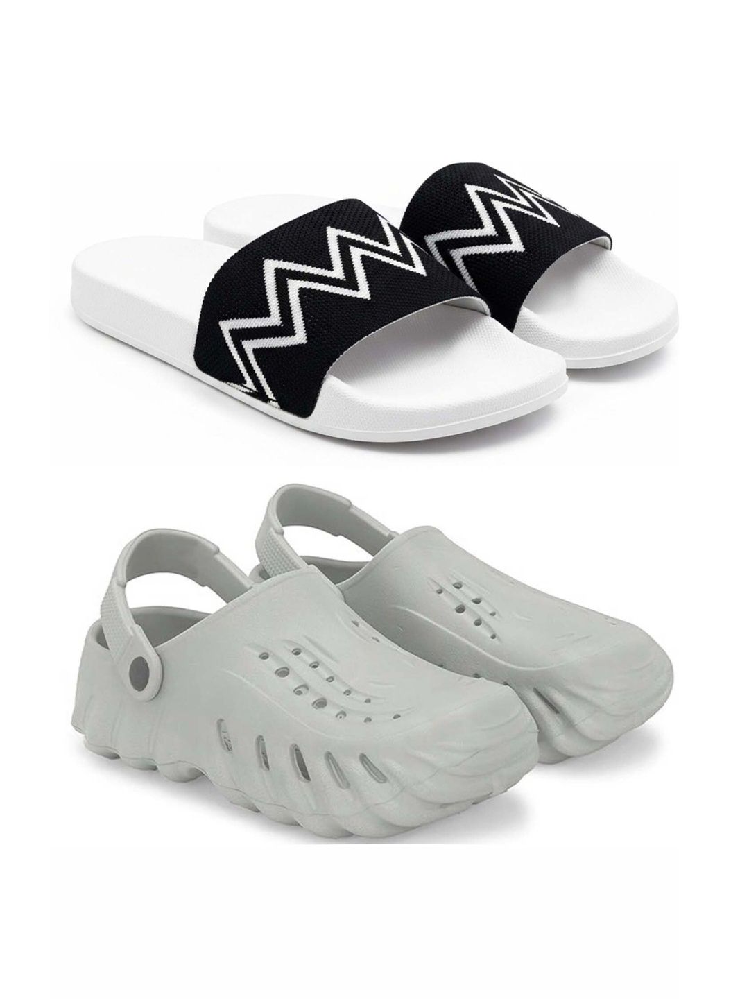 Pampy Angel Men Striped Sliders
