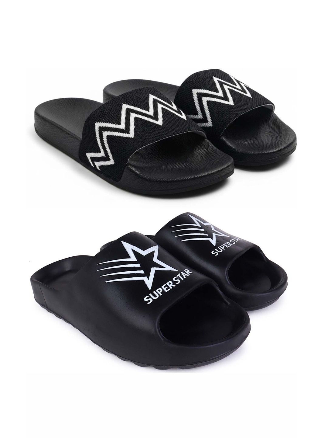 Pampy Angel Men Printed Sliders