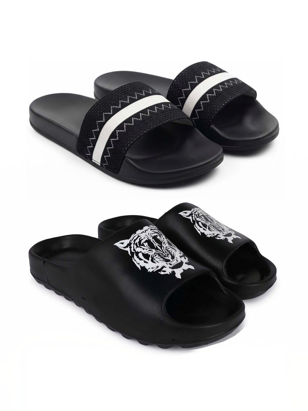 Pampy Angel Men Printed Sliders