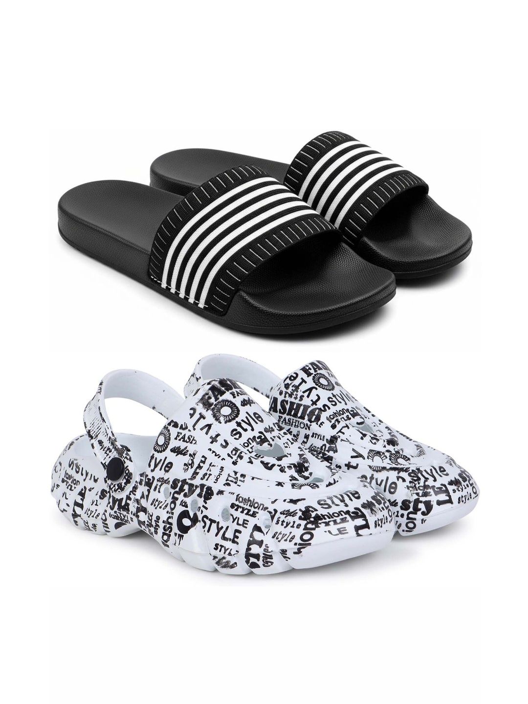 Pampy Angel Men Printed Clogs