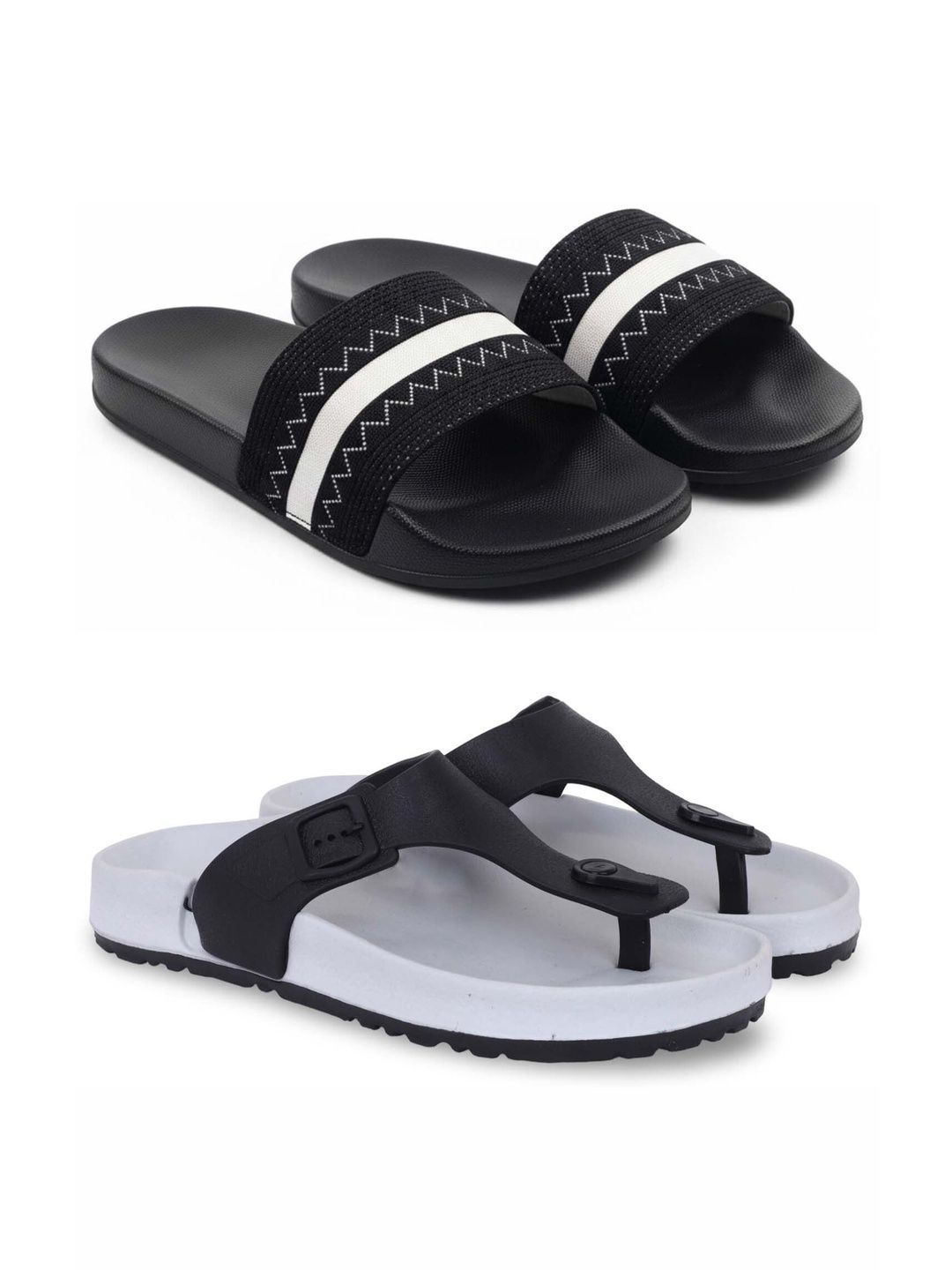 KAPYANSH Men Striped Slip-On