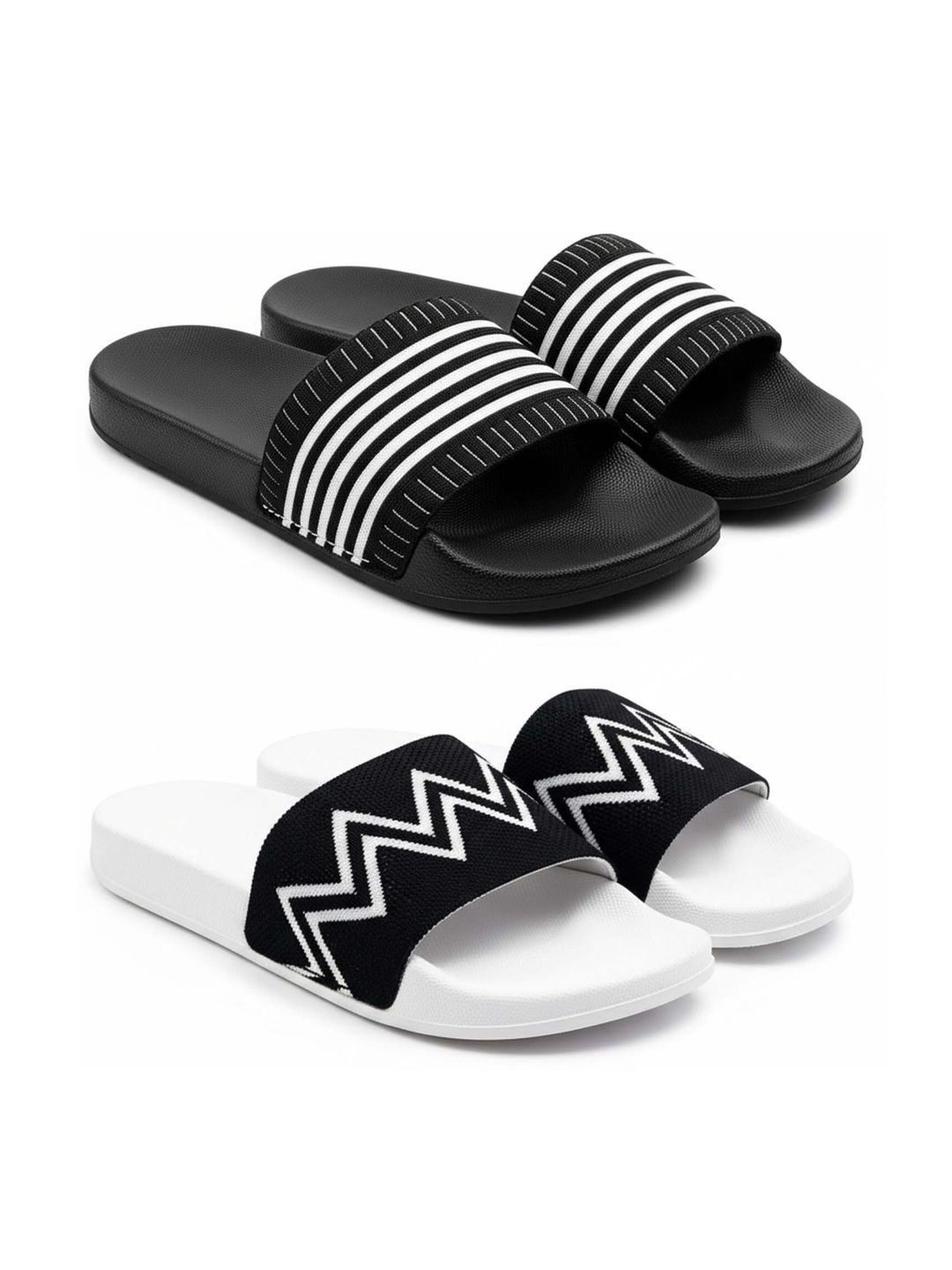 Pampy Angel Men Striped Sliders