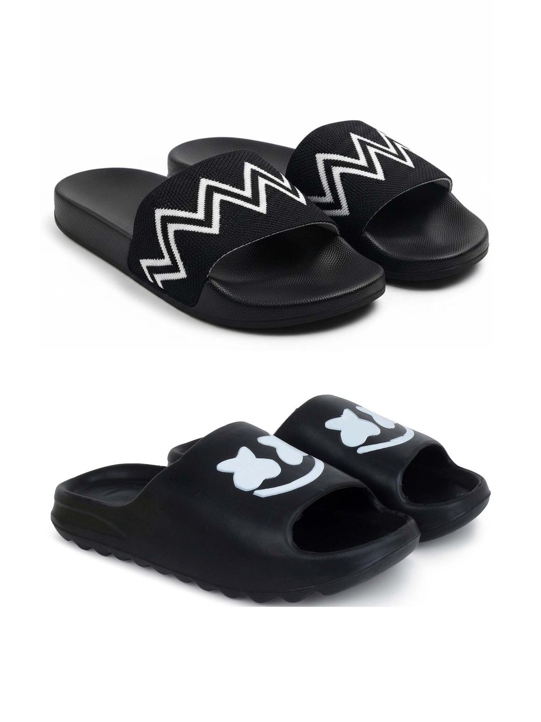 Pampy Angel Men Printed Sliders