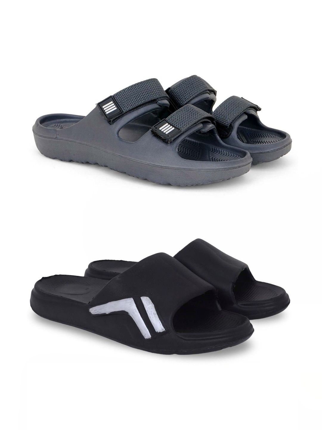 Pampy Angel Men Striped Sliders