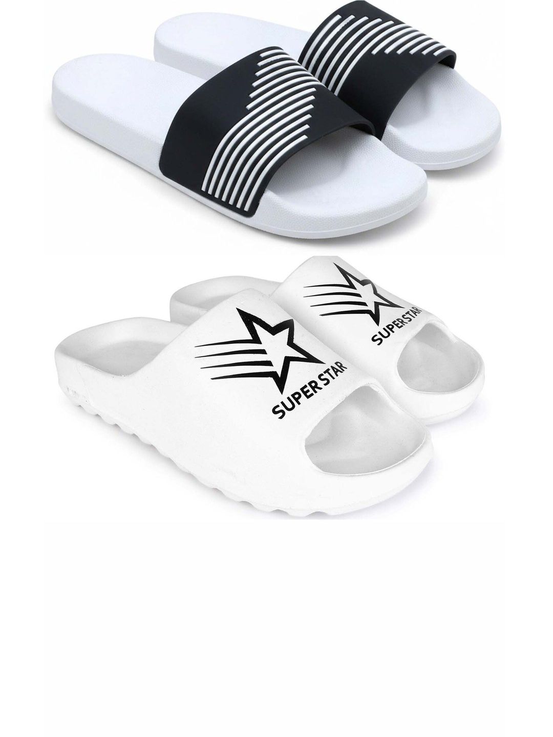 Pampy Angel Men Printed Sliders