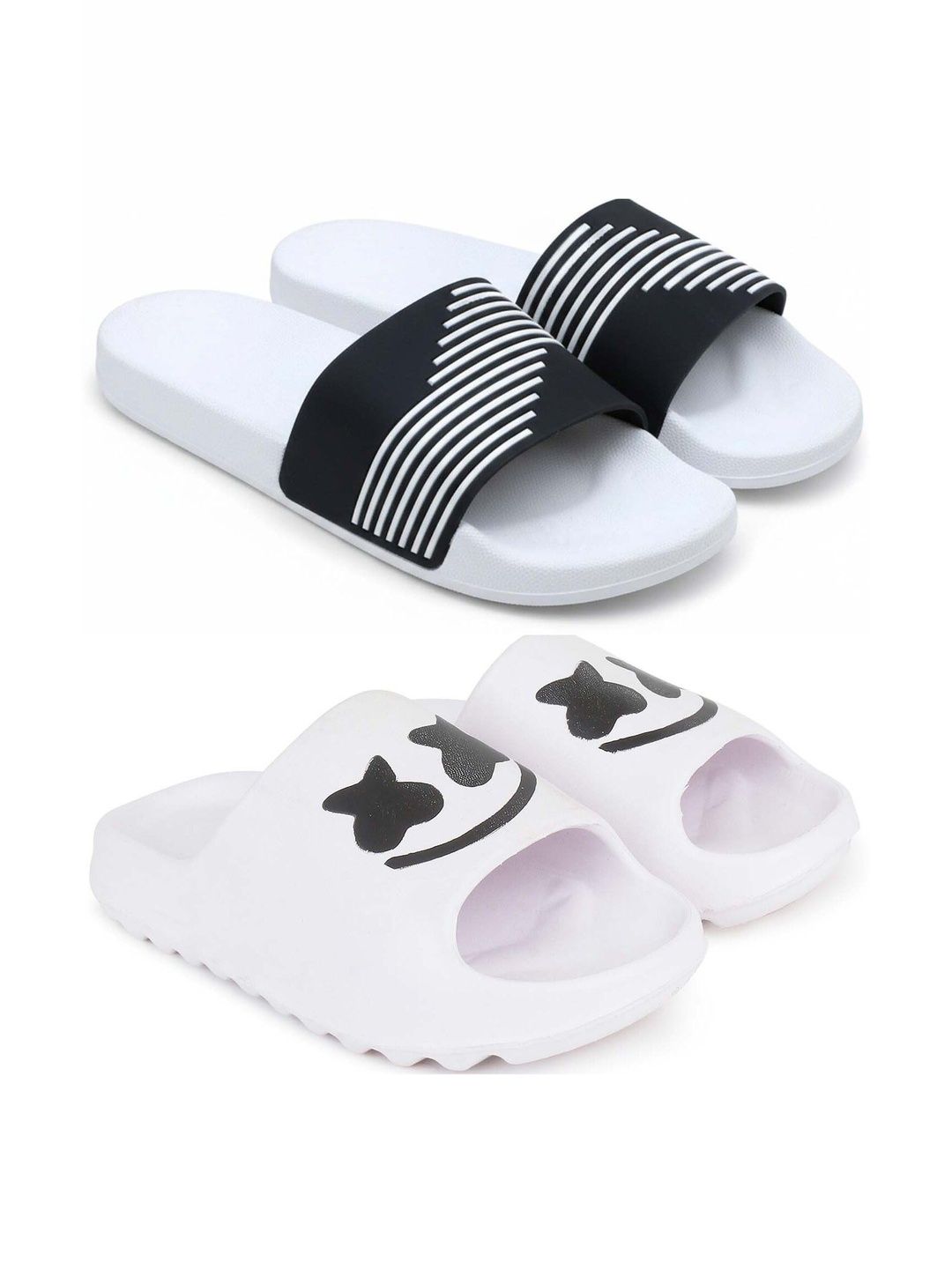 Pampy Angel Men Printed Sliders
