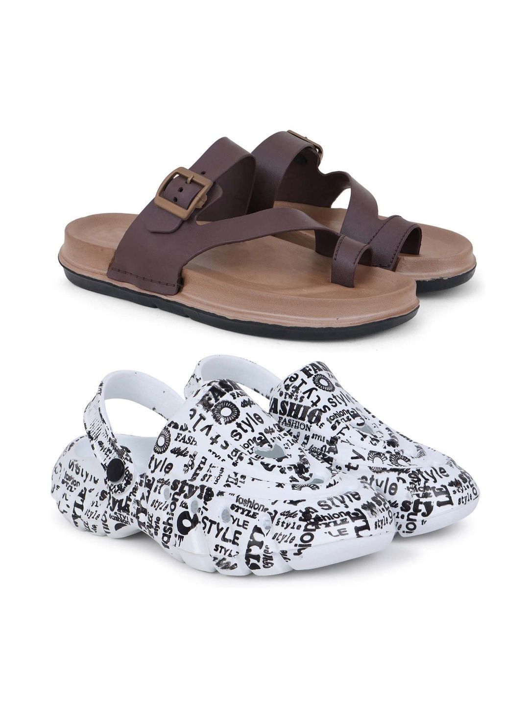 KAPYANSH Men Printed Clogs