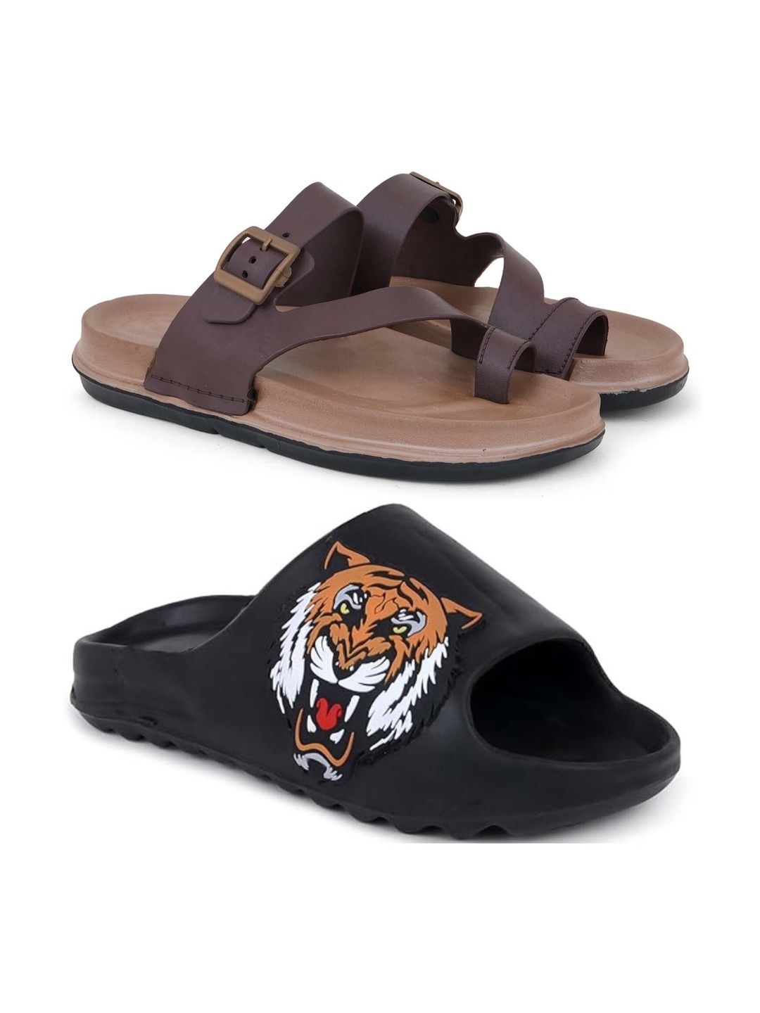 KAPYANSH Men Printed Slip-On