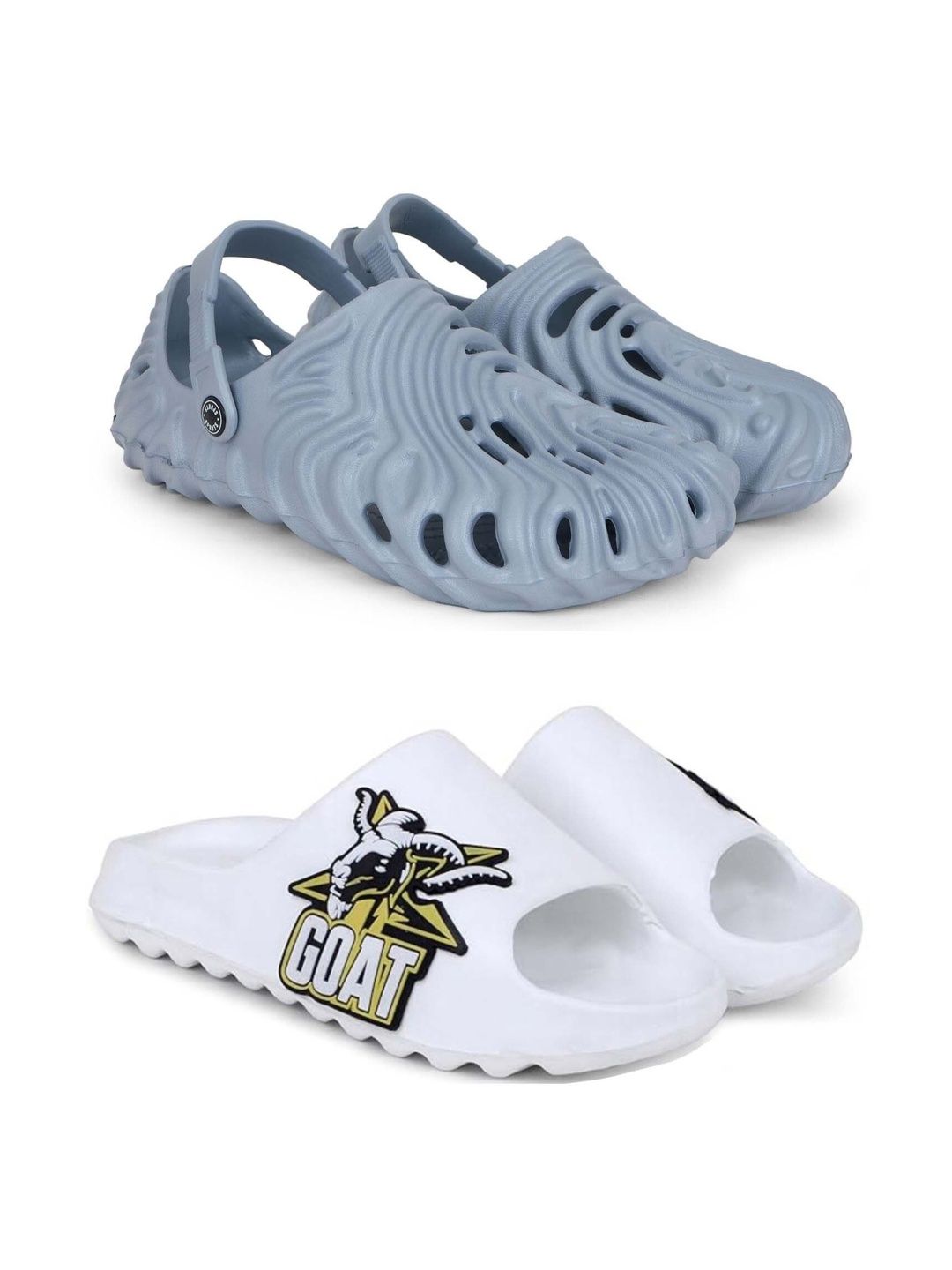 KAPYANSH Men Printed Sliders